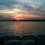 Sunset at Lake Cypress Springs...our favorite fishing hole.